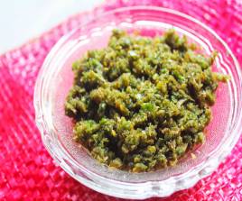 GREEN CHILLI IKAN BILIS SAMBAL / பச்சை மிளகாய் நெத்திலி சம்பல் 