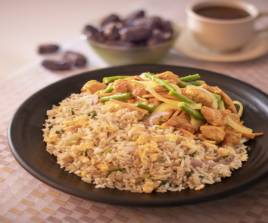 Nasi Goreng De Leaf Chicken/நாசி கோரெங் தே இலை கோழி