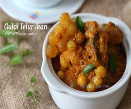 TELUR IKAN MASALA / மீன் முட்டை மசாலா 