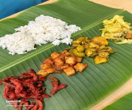 VEGETARIAN SET MEAL WHITE RICE / வெஜ் டரின் செட் மில் வெள்ளை சோறு 