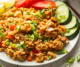 Veg. Nasi Goreng / சைவ நாசி கோரெங்